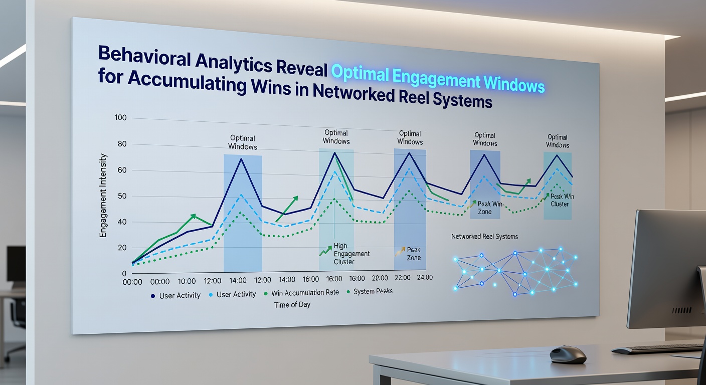 Heatmap visualization of player activity peaks and win accumulation trends in digital reel networks