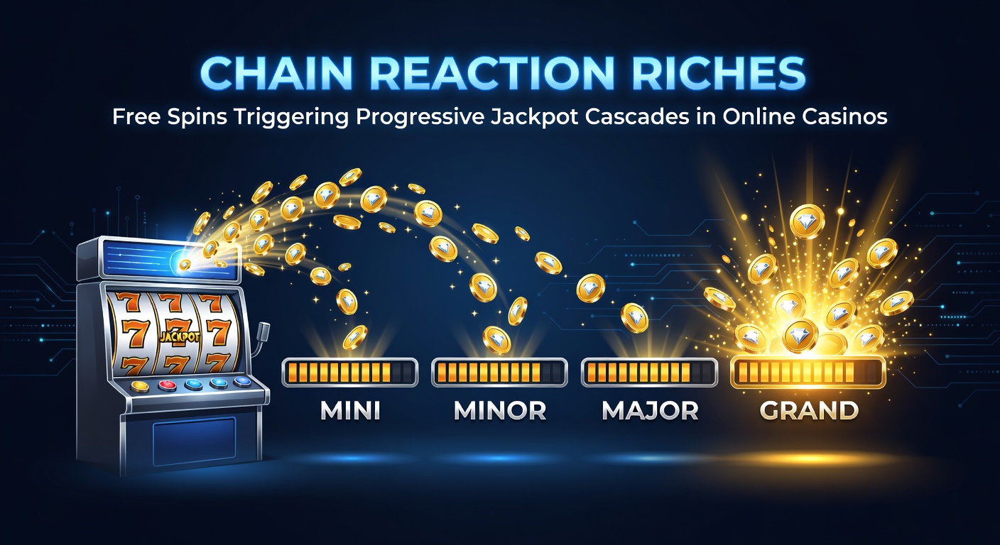 Vibrant slot reels exploding with cascading symbols and glowing progressive jackpot meters during a free spins frenzy