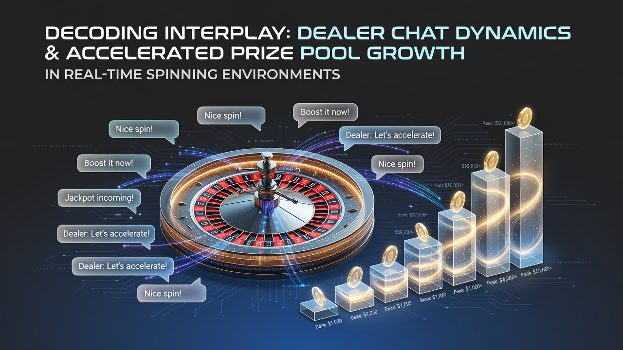 Live dealer engaging players through chat during a real-time spinning session