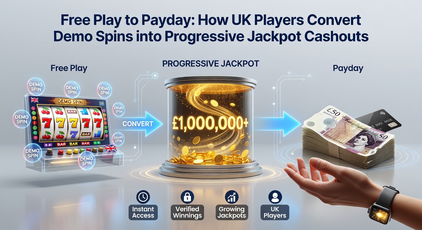 Close-up of a mobile phone displaying a progressive jackpot win notification amid demo mode practice reels