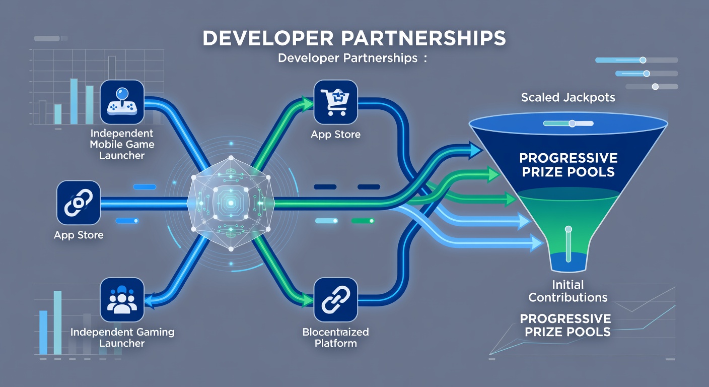 Developers reviewing network architecture diagrams for progressive jackpot integrations