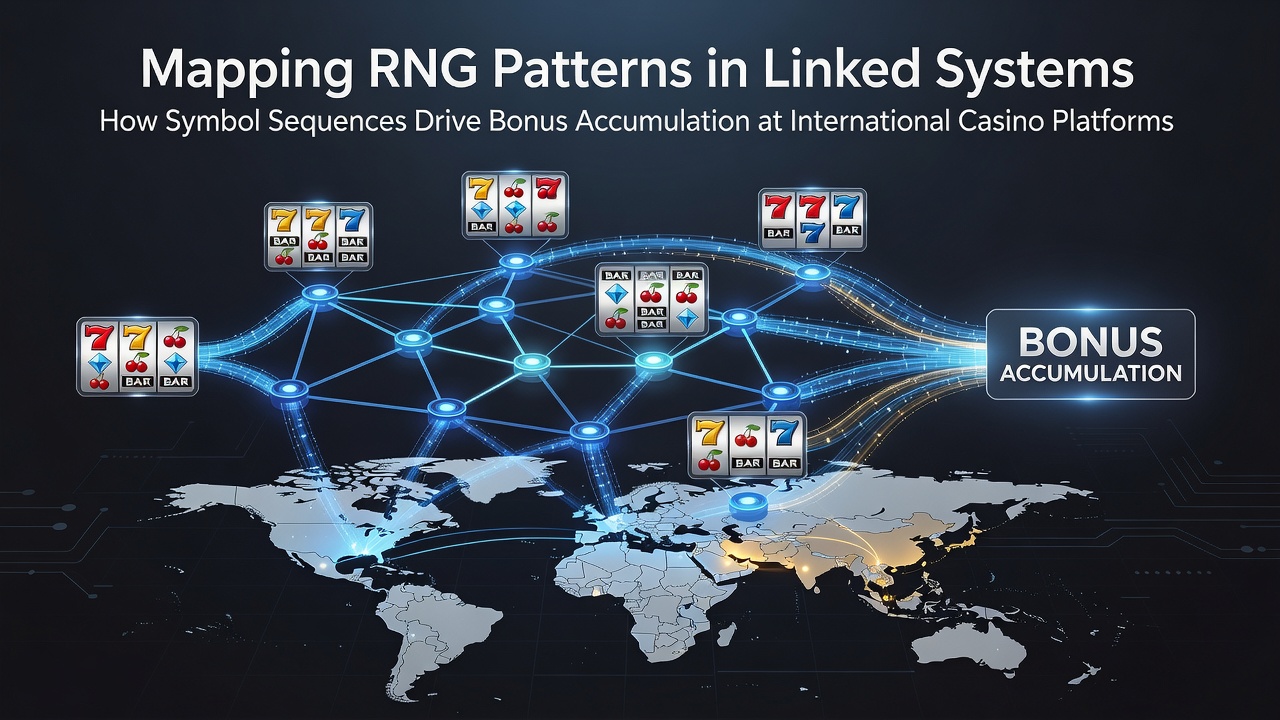Diagram showing RNG symbol mapping across linked casino networks