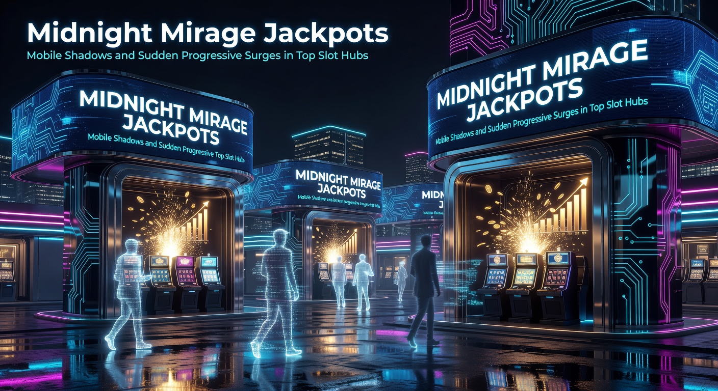Dynamic close-up of a Midnight Mirage progressive jackpot meter surging upward on a smartphone screen, surrounded by shadowy reel symbols