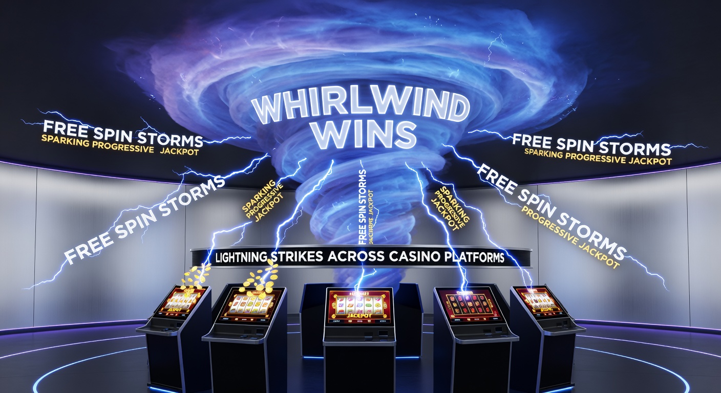 Vibrant slot machine reels spinning wildly during a free spin bonus round, with progressive jackpot meters climbing rapidly in the background